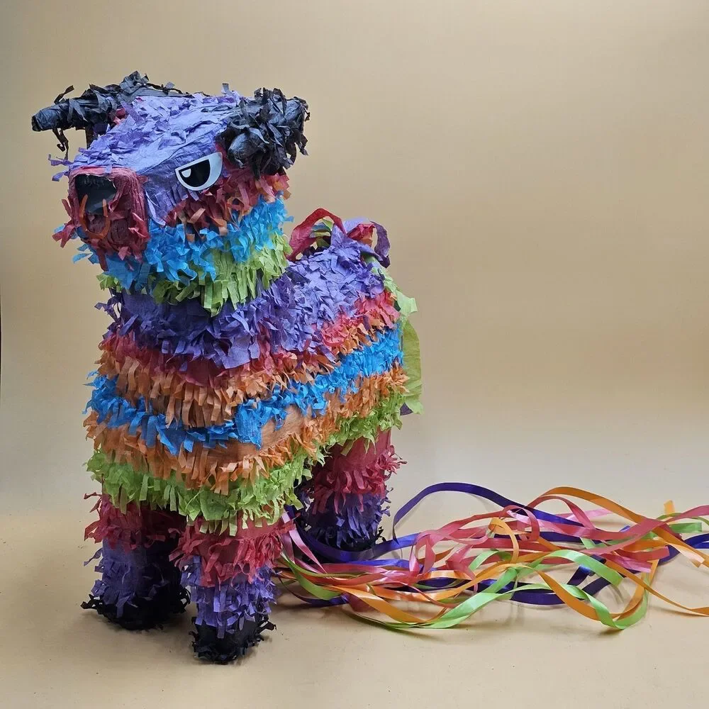 Colorful Bull Piñata